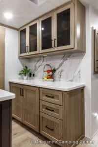 2026 Forest River Flagstaff Classic 832IKRL Couples Travel Trailer Interior Image