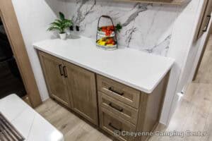 2026 Forest River Flagstaff Classic 832IKRL Couples Travel Trailer Interior Image