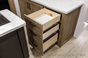 2026 Forest River Flagstaff Classic 832IKRL Couples Travel Trailer Interior Image