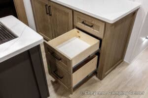 2026 Forest River Flagstaff Classic 832IKRL Couples Travel Trailer Interior Image