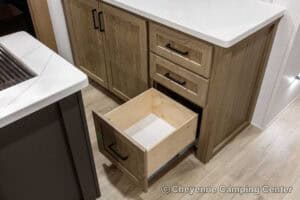 2026 Forest River Flagstaff Classic 832IKRL Couples Travel Trailer Interior Image