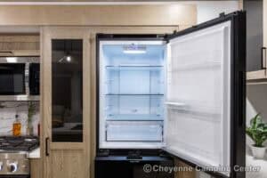 2026 Forest River Flagstaff Classic 832IKRL Couples Travel Trailer Interior Image