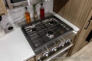 2026 Forest River Flagstaff Classic 832IKRL Couples Travel Trailer Interior Image