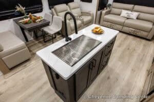 2026 Forest River Flagstaff Classic 832IKRL Couples Travel Trailer Interior Image