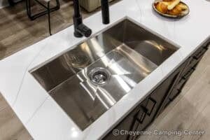 2026 Forest River Flagstaff Classic 832IKRL Couples Travel Trailer Interior Image