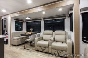 2026 Forest River Flagstaff Classic 832IKRL Couples Travel Trailer Interior Image