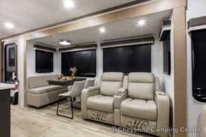 2026 Forest River Flagstaff Classic 832IKRL Couples Travel Trailer Interior Image