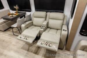 2026 Forest River Flagstaff Classic 832IKRL Couples Travel Trailer Interior Image