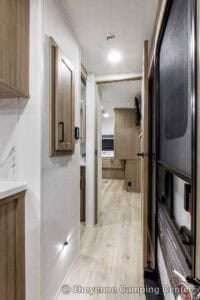 2026 Forest River Flagstaff Classic 832IKRL Couples Travel Trailer Interior Image
