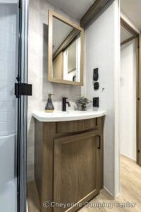 2026 Forest River Flagstaff Classic 832IKRL Couples Travel Trailer Interior Image