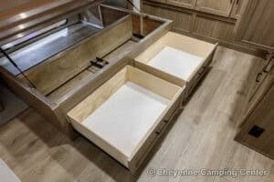 2026 Forest River Flagstaff Classic 832IKRL Couples Travel Trailer Interior Image