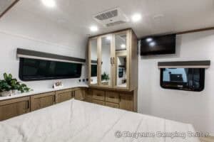 2026 Forest River Flagstaff Classic 832IKRL Couples Travel Trailer Interior Image