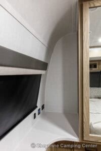 2026 Forest River Flagstaff Classic 832IKRL Couples Travel Trailer Interior Image