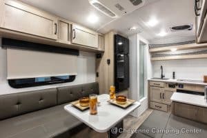 2024 Forest River Flagstaff E-Pro E15TB Front Kitchen Travel Trailer Interior Image