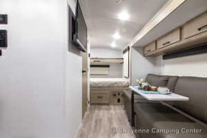 2024 Forest River Flagstaff E-Pro E20FKS Front Kitchen Travel Trailer Interior Image