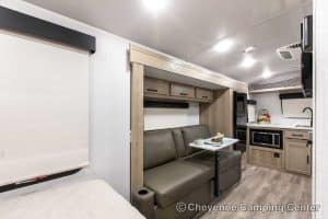 2024 Forest River Flagstaff E-Pro E20FKS Front Kitchen Travel Trailer Interior Image