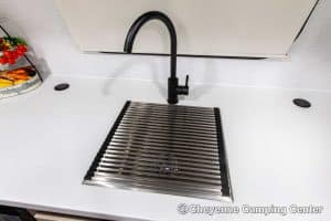 2024 Forest River Flagstaff E-Pro E20FKS Front Kitchen Travel Trailer Interior Image
