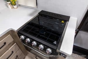 2024 Forest River Flagstaff E-Pro E20FKS Front Kitchen Travel Trailer Interior Image