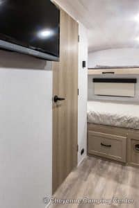 2024 Forest River Flagstaff E-Pro E20FKS Front Kitchen Travel Trailer Interior Image