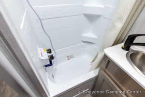 2024 Forest River Flagstaff E-Pro E20FKS Front Kitchen Travel Trailer Interior Image