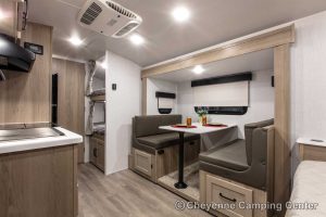 2024 Forest River Flagstaff E-Pro E20BHS Small Travel Trailer With Bunks Interior Image