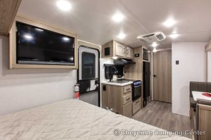 2024 Forest River Flagstaff E-Pro E20BHS Small Travel Trailer With Bunks Interior Image