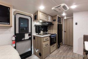 2024 Forest River Flagstaff E-Pro E20BHS Small Travel Trailer With Bunks Interior Image