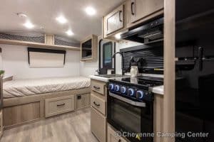2024 Forest River Flagstaff E-Pro E20BHS Small Travel Trailer With Bunks Interior Image