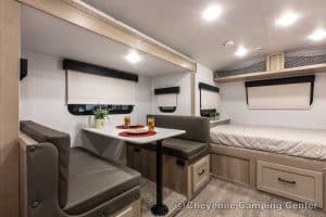 2024 Forest River Flagstaff E-Pro E20BHS Small Travel Trailer With Bunks Interior Image