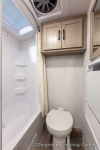 2024 Forest River Flagstaff E-Pro E20BHS Small Travel Trailer With Bunks Interior Image