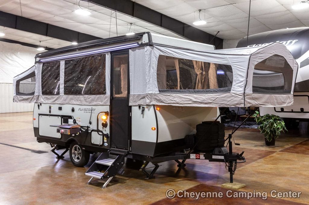 2024 Forest River Flagstaff Hard Side T21DMHW Folding Camper Enterior Image