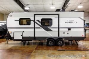 2026 Forest River Flagstaff Micro Lite 22FBS Couples Travel Trailer Exterior Image