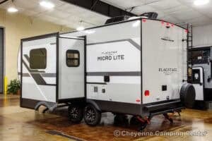 2026 Forest River Flagstaff Micro Lite 22FBS Couples Travel Trailer Exterior Image