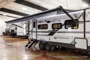 2026 Forest River Flagstaff Micro Lite 22FBS Couples Travel Trailer Exterior Image