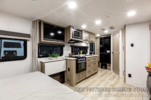 2027 Forest River Flagstaff Micro Lite 22FBS Couples Travel Trailer Interior Image