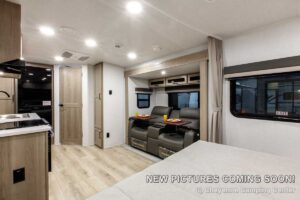 2027 Forest River Flagstaff Micro Lite 22FBS Couples Travel Trailer Interior Image