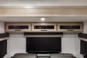 2026 Forest River Flagstaff Micro Lite 22FBS Couples Travel Trailer Interior Image