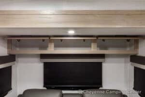 2026 Forest River Flagstaff Micro Lite 22FBS Couples Travel Trailer Interior Image