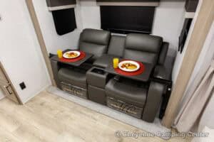 2026 Forest River Flagstaff Micro Lite 22FBS Couples Travel Trailer Interior Image