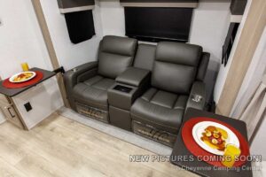 2027 Forest River Flagstaff Micro Lite 22FBS Couples Travel Trailer Interior Image