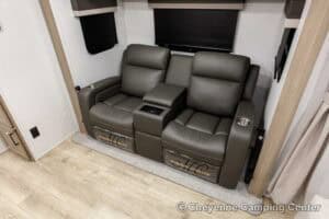 2026 Forest River Flagstaff Micro Lite 22FBS Couples Travel Trailer Interior Image