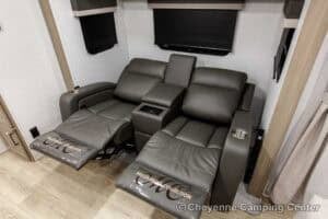 2026 Forest River Flagstaff Micro Lite 22FBS Couples Travel Trailer Interior Image