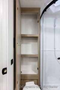 2026 Forest River Flagstaff Micro Lite 22FBS Couples Travel Trailer Interior Image