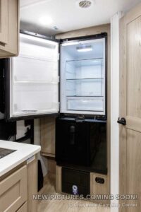 2027 Forest River Flagstaff Micro Lite 22FBS Couples Travel Trailer Interior Image