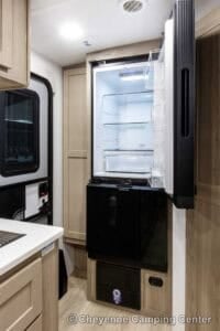 2026 Forest River Flagstaff Micro Lite 22FBS Couples Travel Trailer Interior Image