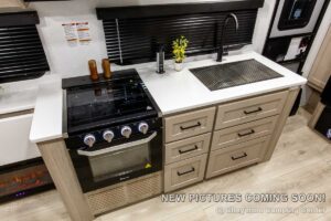 2027 Forest River Flagstaff Micro Lite 22FBS Couples Travel Trailer Interior Image