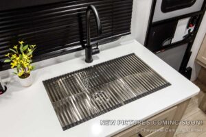 2027 Forest River Flagstaff Micro Lite 22FBS Couples Travel Trailer Interior Image