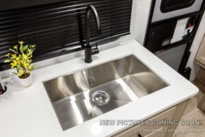 2027 Forest River Flagstaff Micro Lite 22FBS Couples Travel Trailer Interior Image