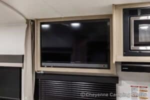 2026 Forest River Flagstaff Micro Lite 22FBS Couples Travel Trailer Interior Image