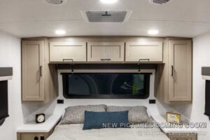 2027 Forest River Flagstaff Micro Lite 22FBS Couples Travel Trailer Interior Image